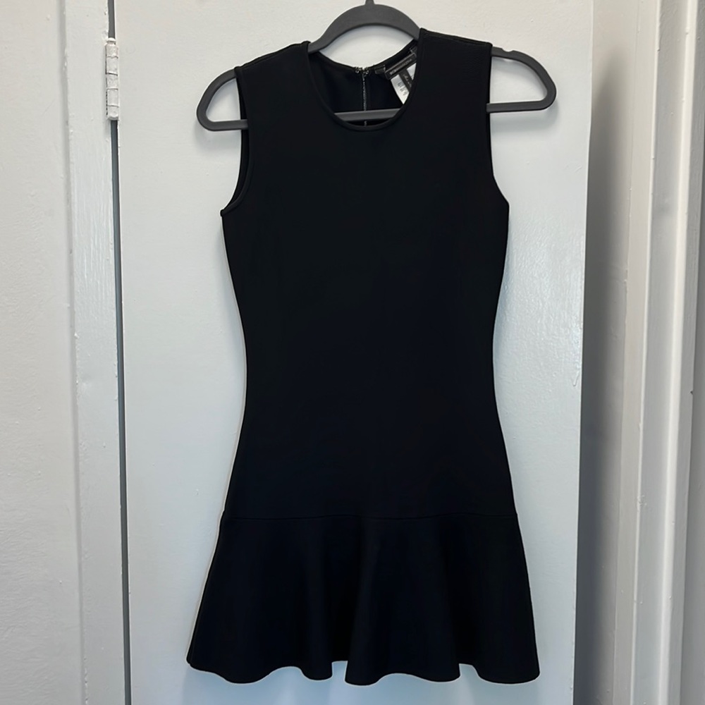 BCBGMaxAzria Flounce Mini “Power” Dress